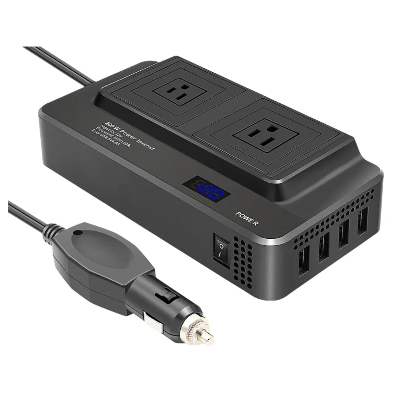 Convertidor de corriente de 12v a 110v para carro