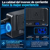 Convertidor de corriente de 12v a 110v para carro
